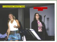 la bravissima cantante CINZIA e la scatenata NADIA