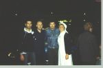 ELIO e STEFANIA con PAOLO VALLESI a LOURDES nel 2000